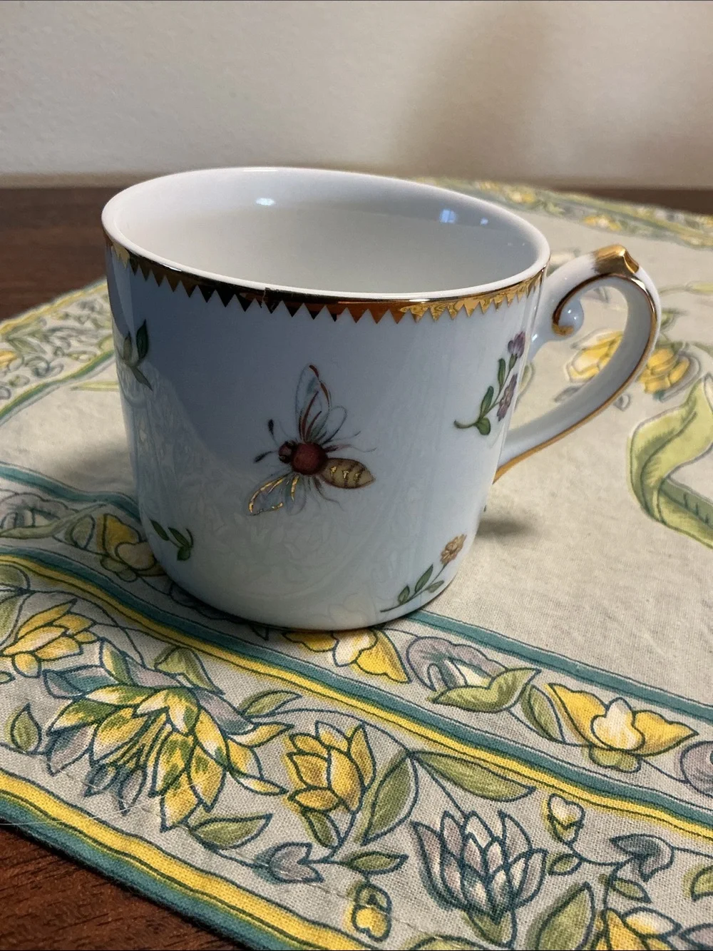 I. Godinger & Co. Primavera Flat Cup & Saucer Set
